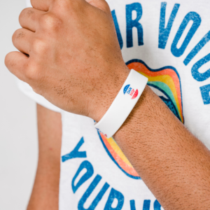 Coloured Printed Wristbands